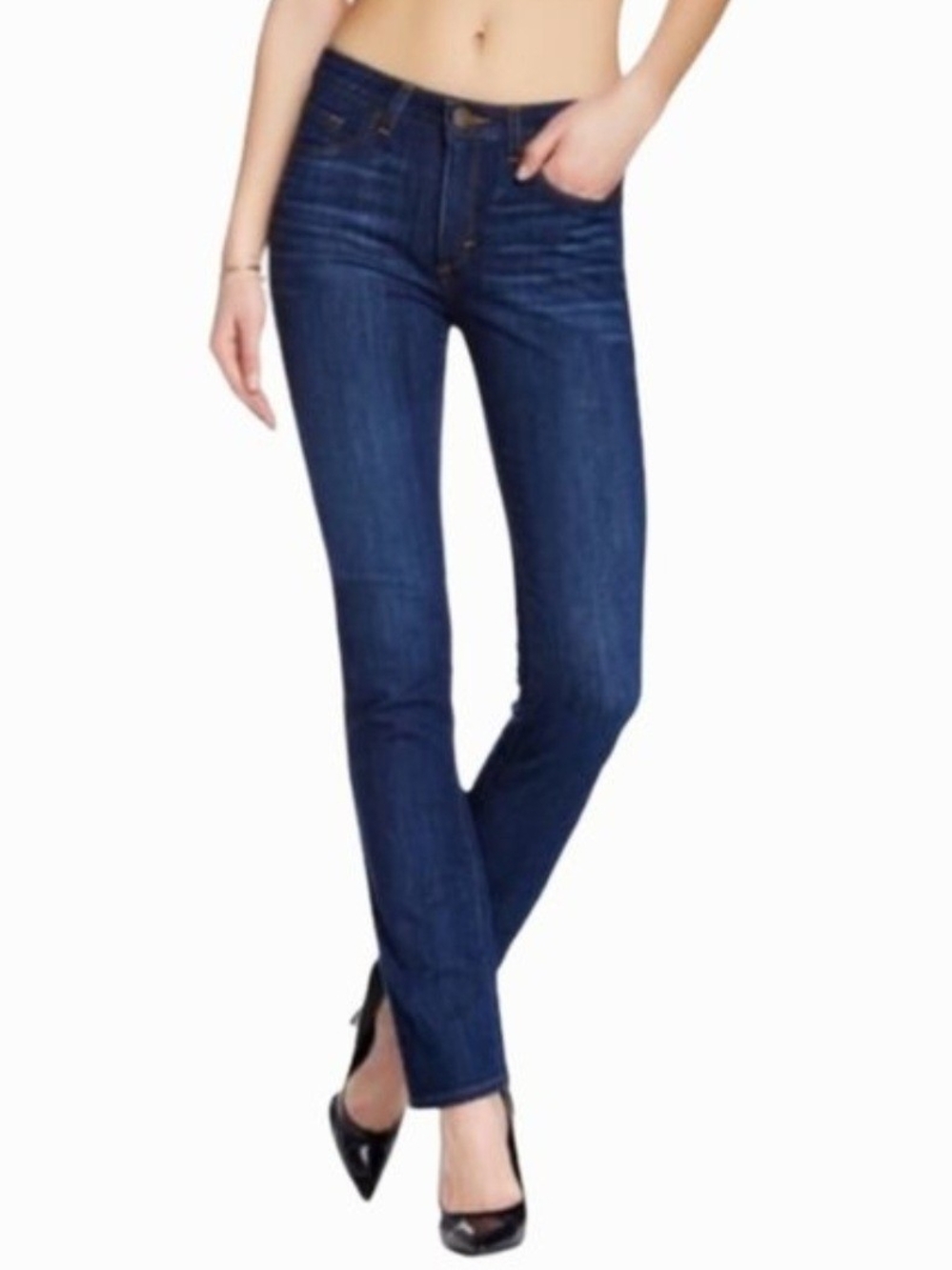 SPANX The Slim X Skinny Shaping Jean- Dark Blue Size 28